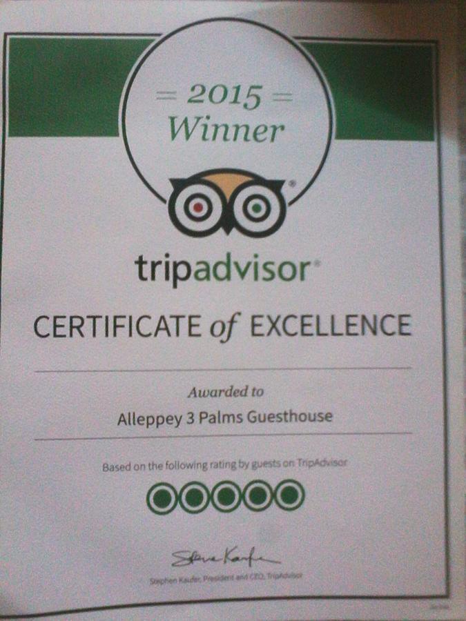 Alleppey 3 Palms Guesthouse Alappuzha 外观 照片